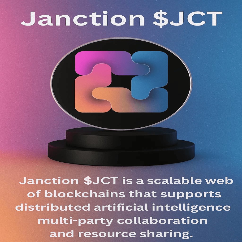 Janction $JCT is the first Layer2 to provide verifiable, synergic and scalable AI service.