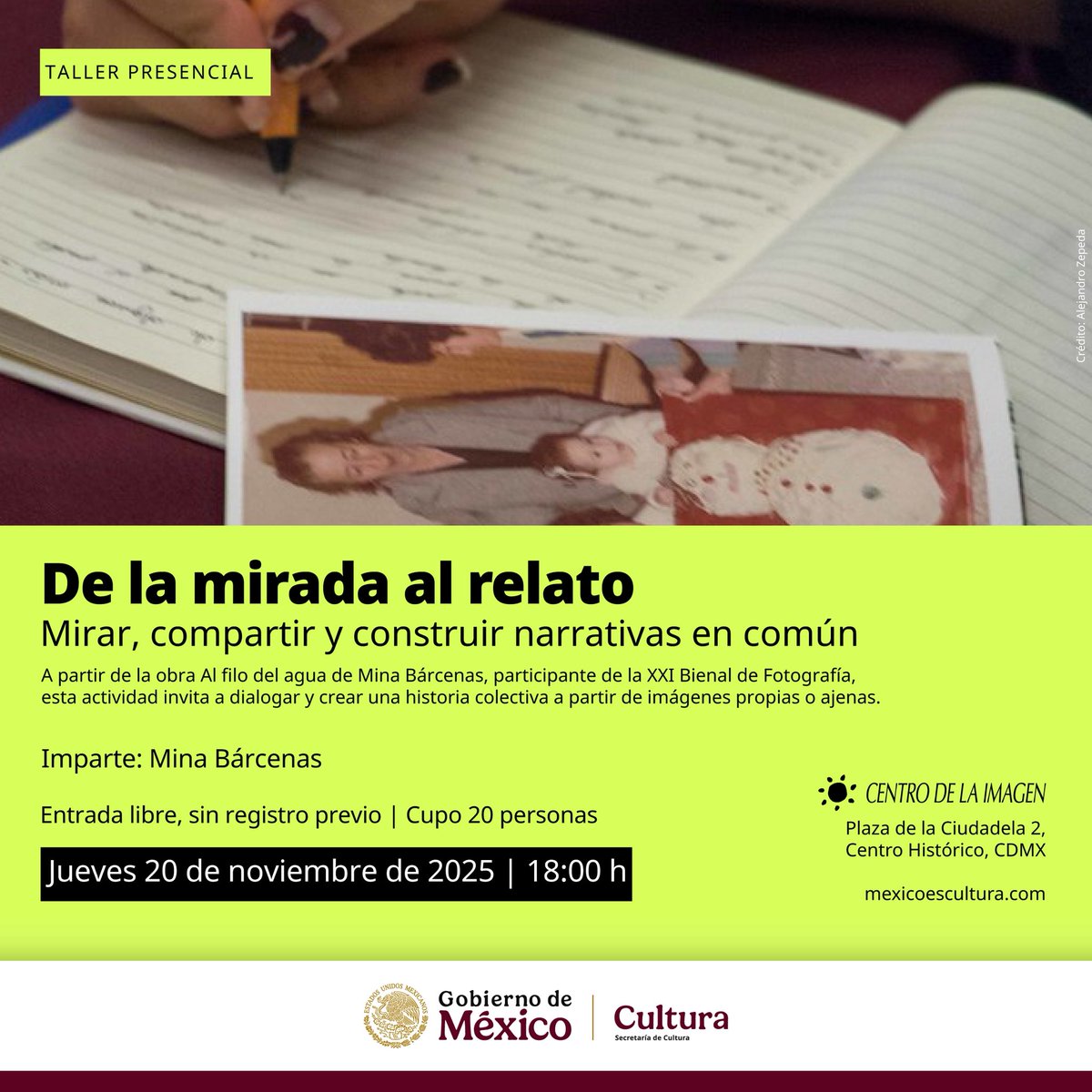 CENTRO DE LA IMAGEN tweet media