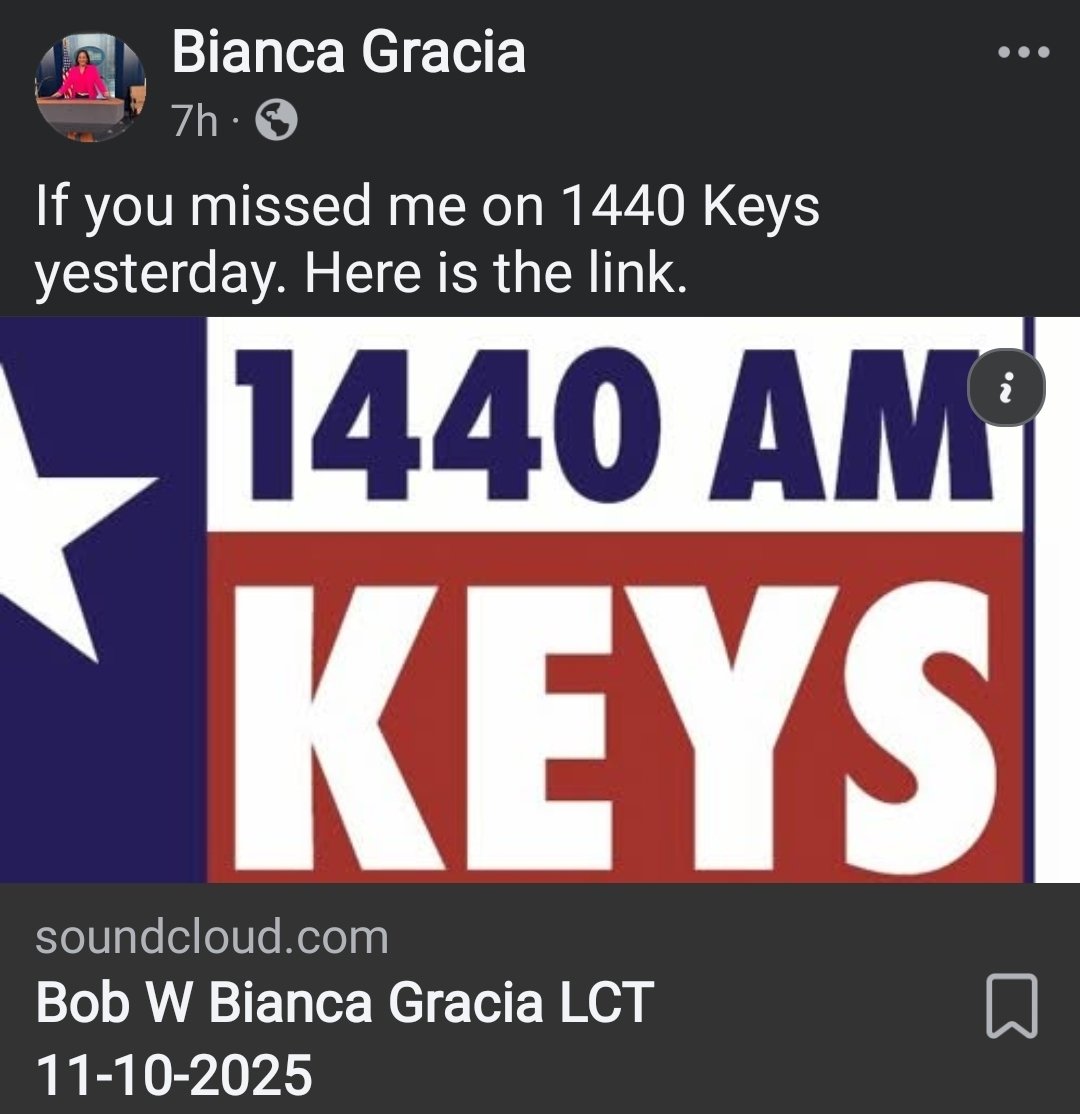 My radio podcast from yesterday.

soundcloud.com/1440-keys-corp…