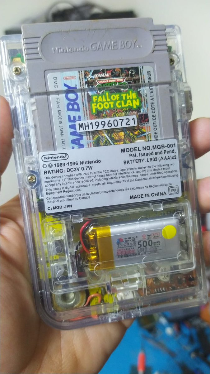 Here's the first game I ever played on the original Game Boy DMG. A friend bought a bunch of GB games and it was among them. I offered him to buy it from him, but he gifted it to me when he heard it was my first game boy game ever.