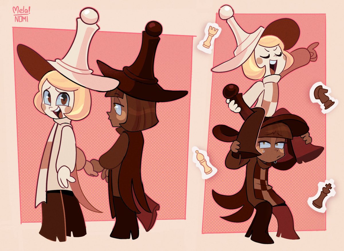 _melanomi's tweet image. They&apos;ve been my fav cookies since 2021, I&apos;m not normal about them

#chesschococookie #cookierunkingdom #crkfanart
