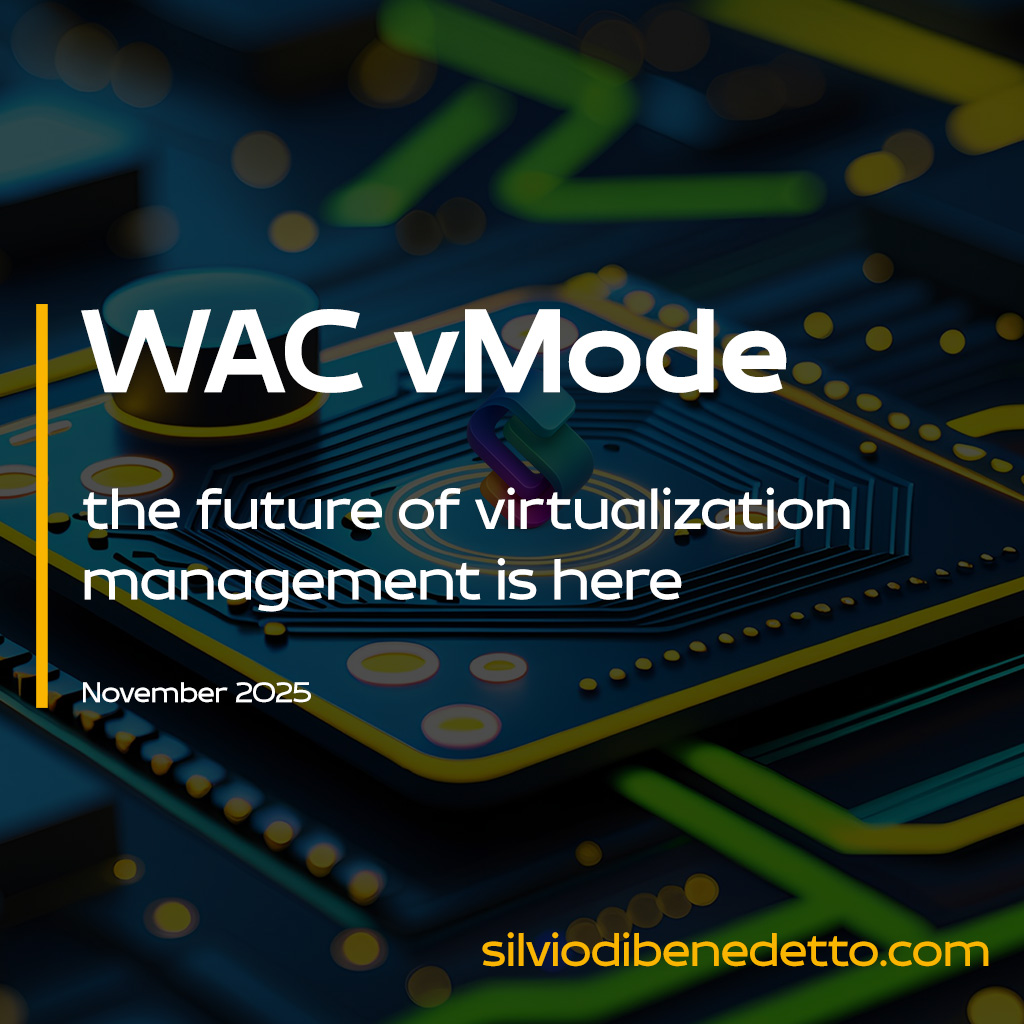 s_net's tweet image. 📢 #Article - Introducing Windows Admin Center vMode

👉 silviodibenedetto.com/introducing-wi…

#DBS #MVPBuzz #WACvMode #HyperV #WindowsServer #HCI #MSIgnite