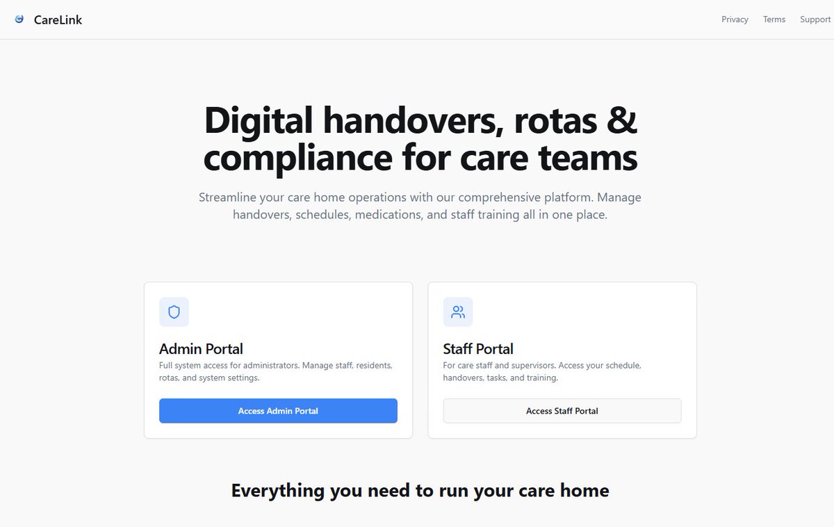 sideprojectors's tweet image. Side project for sale! - $50,000 USD - check out CareLink - All-in-one digital platform for managing care teams, handovers, and rotas. - sideprojectors.com/project/67808/… @sideprojectors #sideproject #makers #entrepreneur #carelink