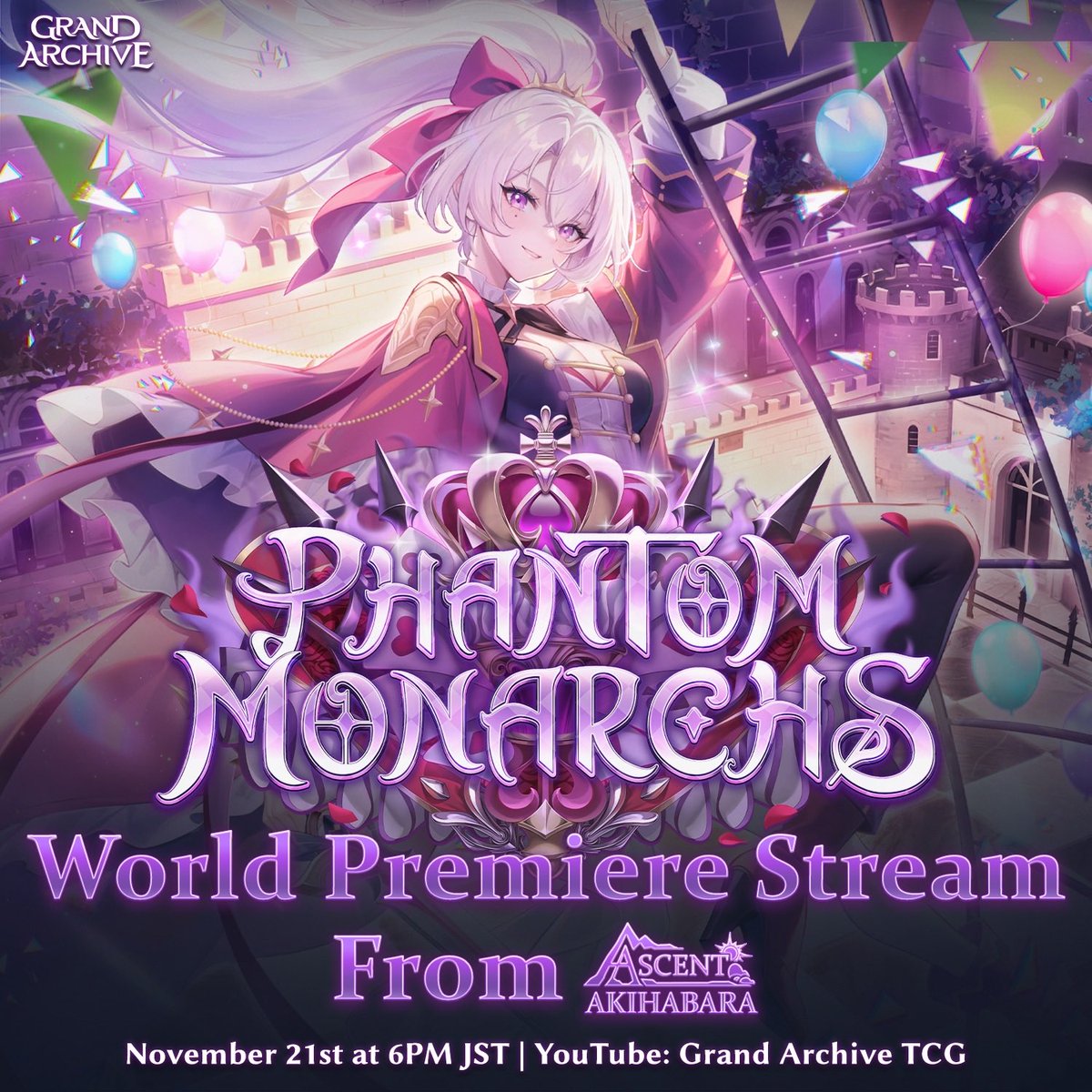 The world premiere of our upcoming expansion set, Phantom Monarchs