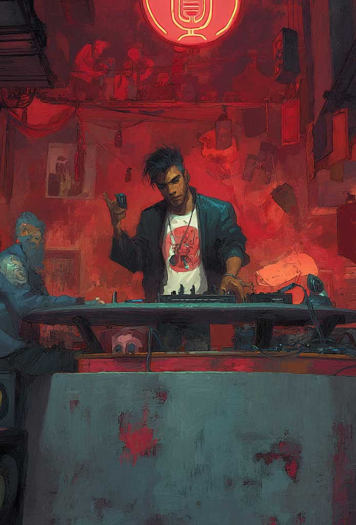 CrackDen's tweet image. WKRK in Hathian isn’t just music and chatter. Rumor says they run favors, spread rumors, and sell stories quietly. Keep your words tight, your visits short, and never be the story.

#SecondLife #TheCrackDen #Roleplay #Metaverse