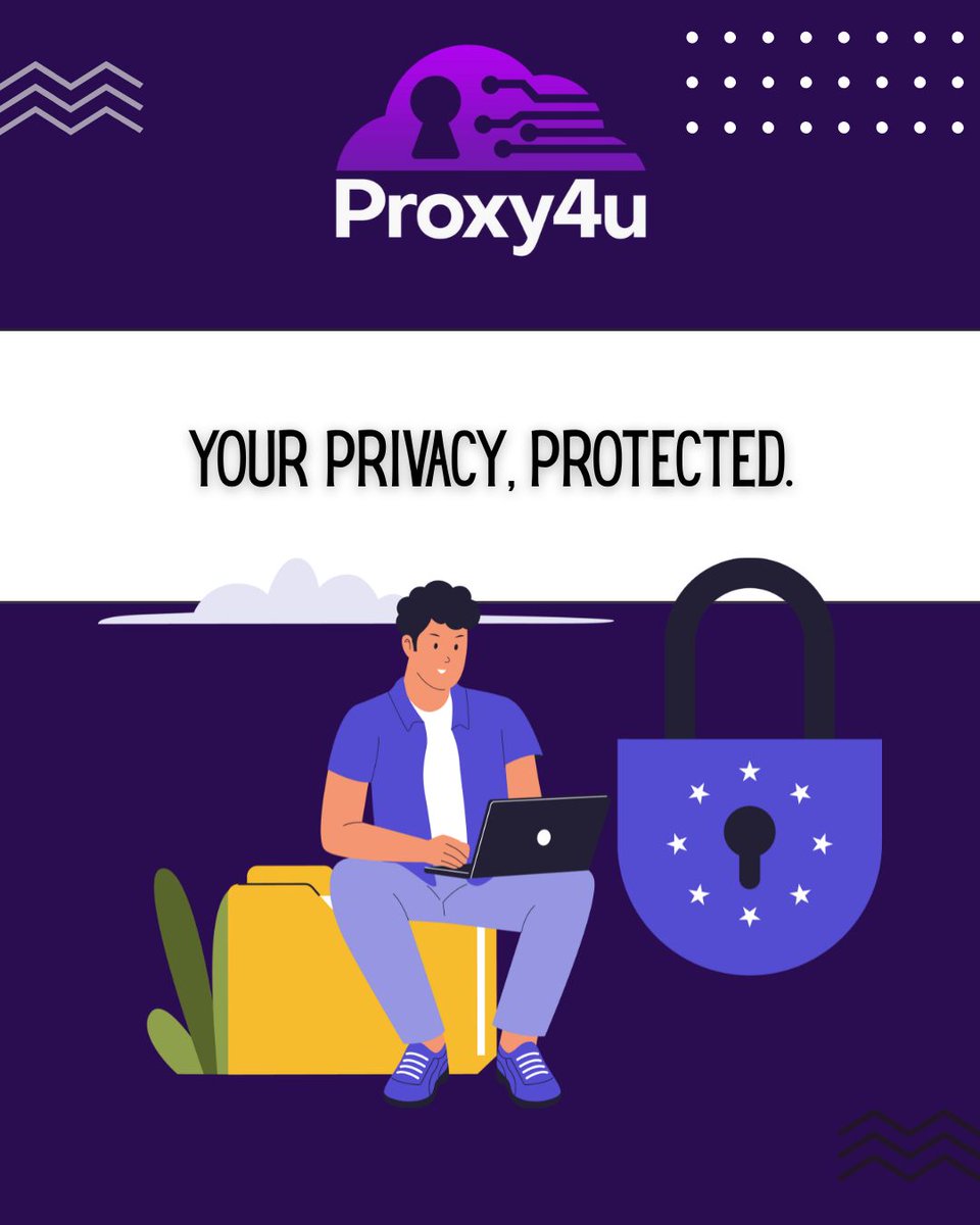 Proxy4uOfficial's tweet image. Browse freely with dependable proxies that keep your data safe. #Proxy4U #DataSecurity #PrivateConnection
