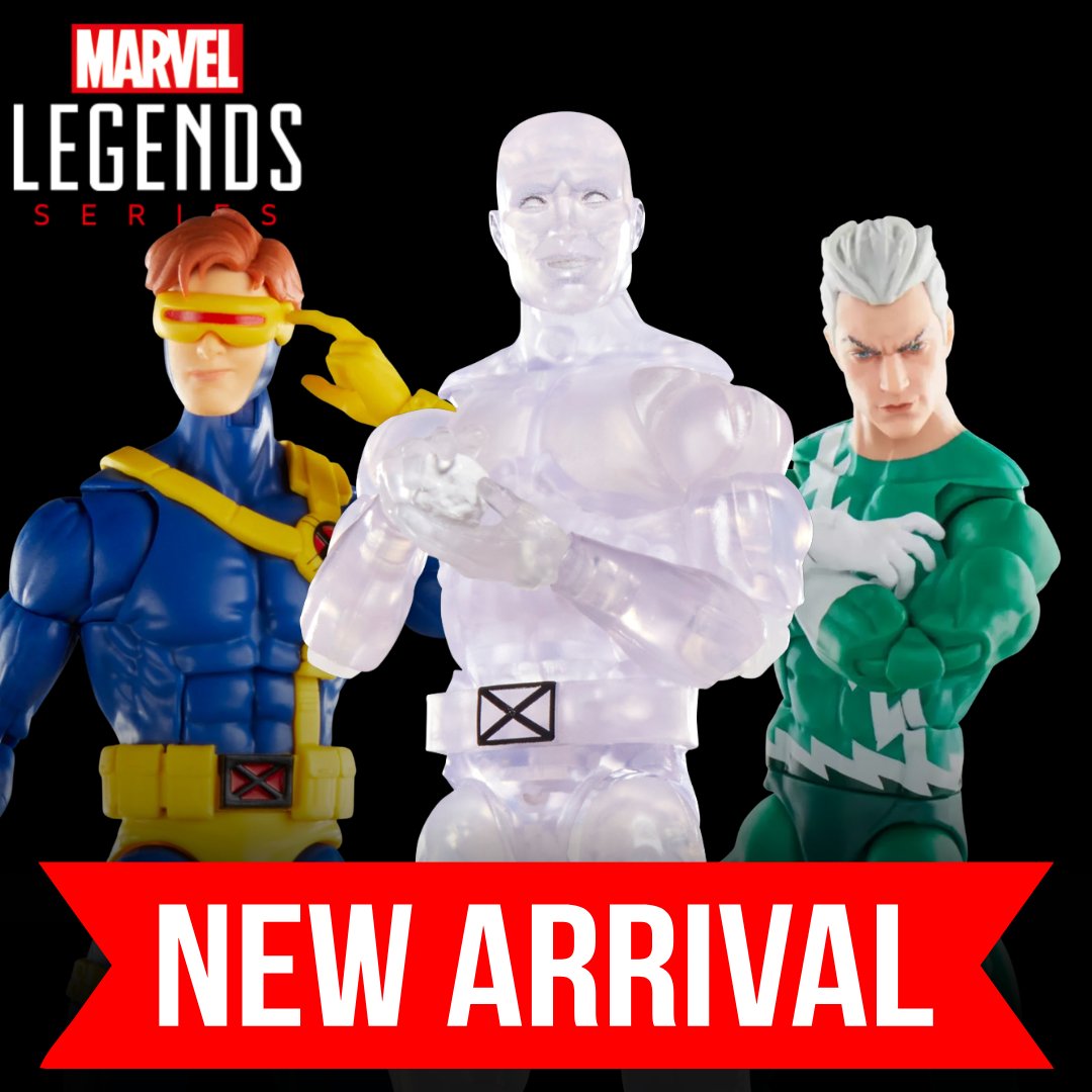 nerdzoic's tweet image. New Marvel Legends Ice Man is in stock! We also got a restock of the exclusive Quicksilver, and I found a bunch of cases of the X-Men 97 Cyclops hiding in the warehouse 😂 nerdzoic.com/collections/ne…