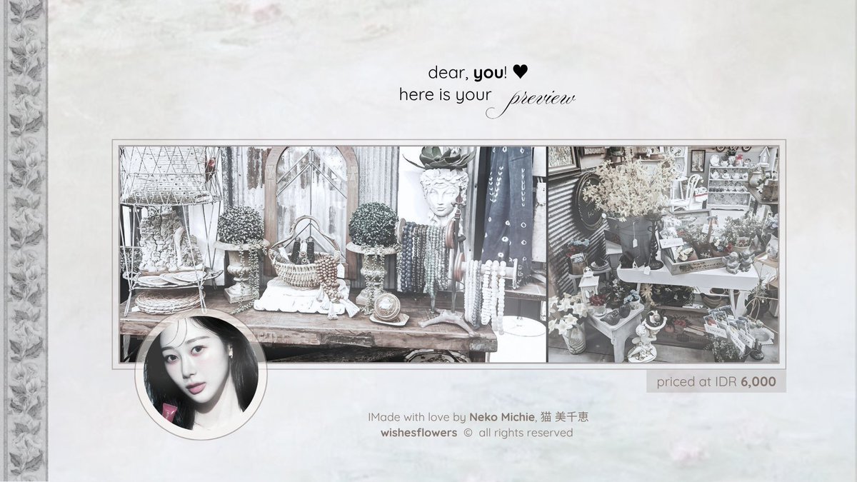 wishesflowers's tweet image. Help repost? Merci beaucoup! ✴

Grandiose morning, earth dwellers. Presenting to you, and you only; (11) ready stock layout from Giselle latest updates. Each priced at IDR 6,000 and already available in both JPG &amp;amp; PNG. Ring my bell to claim them yours! ☎

#zonauang #zonajajan
