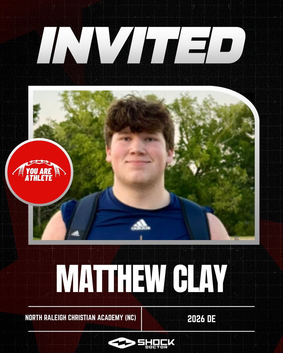 matthewclay2026's tweet photo. Thank you to @youareathlete for the nomination, much appreciated. 

@919recruits,@247recruiting,@PrepRedzoneNC, @nchssportspage, @NC_MaxPreps,  @sixstarfootball,@nrcafootball, #OLineStrong, #50 https://t.co/iuFnNJ2syN