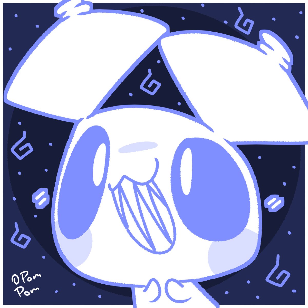 PompomNotes's tweet image. Pompom&apos;s spooky ghostly chompers! Nom nom! 👻👹 

#originalcharacter #oc #digitalart #art #cute