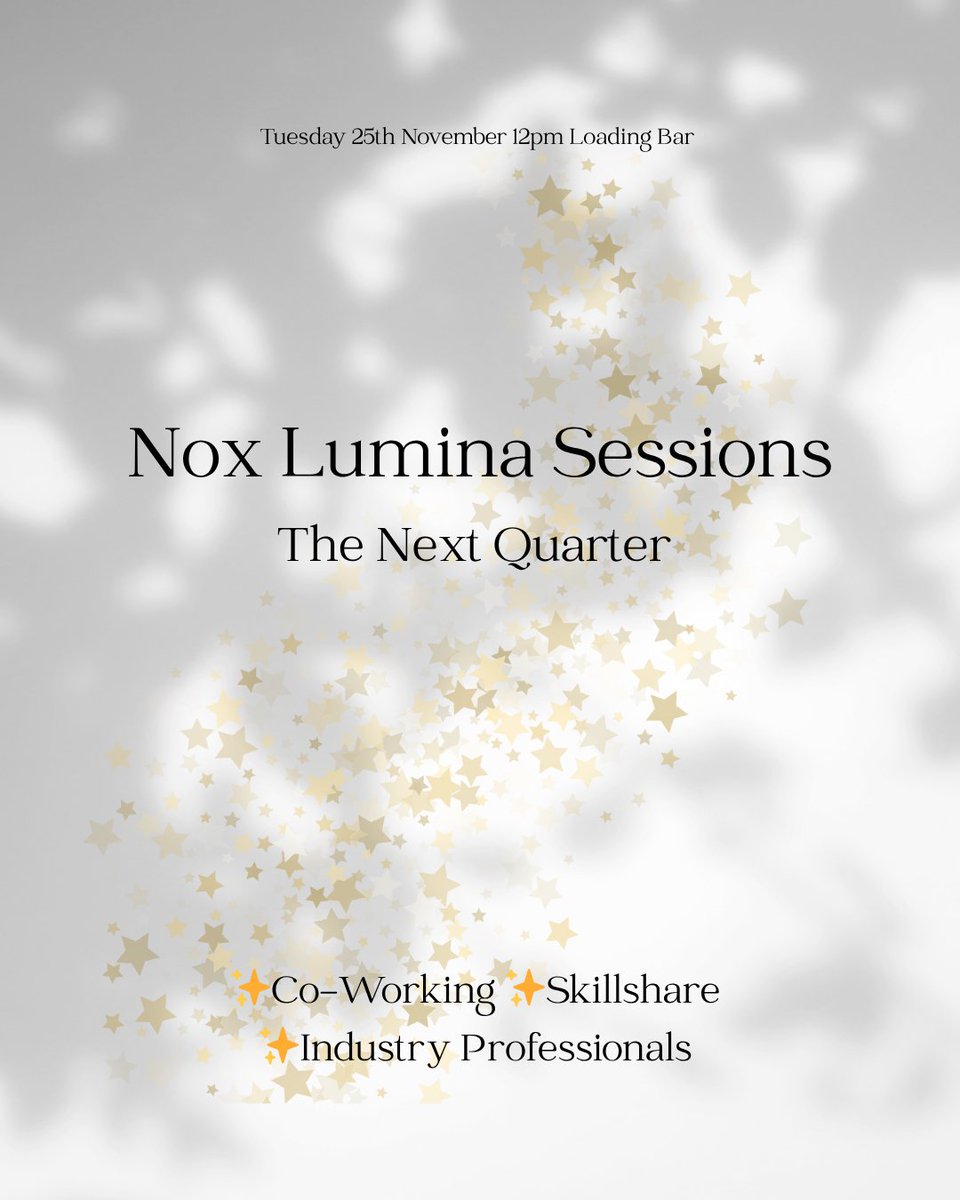 itsnoxlumina's tweet image. We&apos;re having a different spin on a co-working session on 25.11.25. at @LoadingBar
Ideally for the business of creatives inside and outside of gaming.
For individuals and managers that are working as a business and wish to skillshare
more info forms.gle/ZTxvGwYx4sfZee…