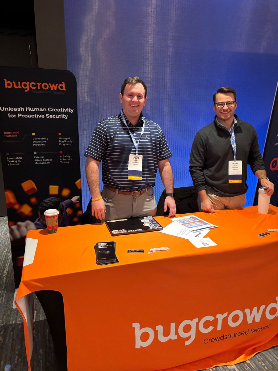 Bugcrowd's tweet image. Thanks for having us, #IANS Chicago! 🤘

Any chance we get to connect with this community in any city at any time, we’re in.