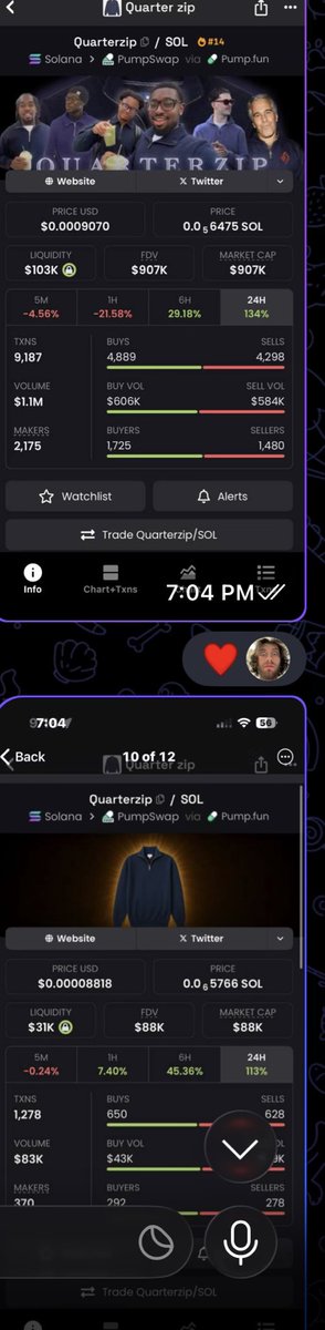 TradezGhost's tweet photo. 88k-900k in my private tg
10x $quarterzip https://t.co/nSmqSE2mHF