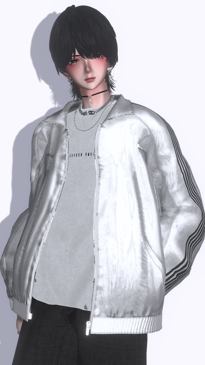 おはよう~
昨日からまたブレンダー触ってる
この服かっこいいよね✨
#しるばーすぺーす  #Minase3D 
 #イマドキッ