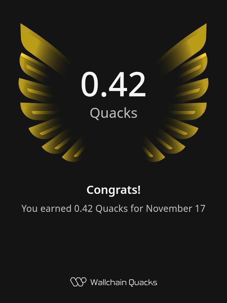 LVnAnh35252303's tweet image. GM X creator 🫡🫡

Woke up to a tiny win - earned 0.42 QUACK today 🦆
A small number, but it carries all the effort behind it.
Thank you everyone for the support every bit keeps me going.

Let’s keep quack quack with @wallchain and stack it day by day.
@Alignerz_ 
#quack