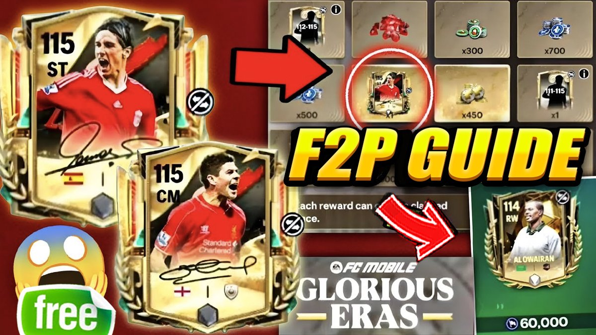 48hrss's tweet photo. Glorious Eras F2P GUIDE! How to Get a FREE 115 Player! New Star Pass, Signature Players & ALL Leaks!!
Link: https://t.co/I5WZbWk19j
#FCMobile26 | #EASportsFCMobile | #FUTMobile | #UltimateTeam | #FIFACommunity | #EASportsFC | #GloriousEras | #Footyverse | #FCMobileContent https://t.co/x1a1IPGRzX
