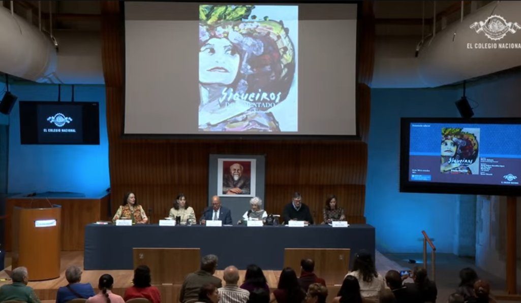 ColegioNal_mx's tweet image. #EnVivo. Ya comenzó la presentación editorial de “Siqueiros documentado. Testimonios de un proceso creativo”. 

Participan: María Helena González López, Luis Rius Caso, Mónica Ruiz, Irene Herner y Teresa Vicencio (modera)

👉Transmisión en línea: youtube.com/live/j3TdSANIS…