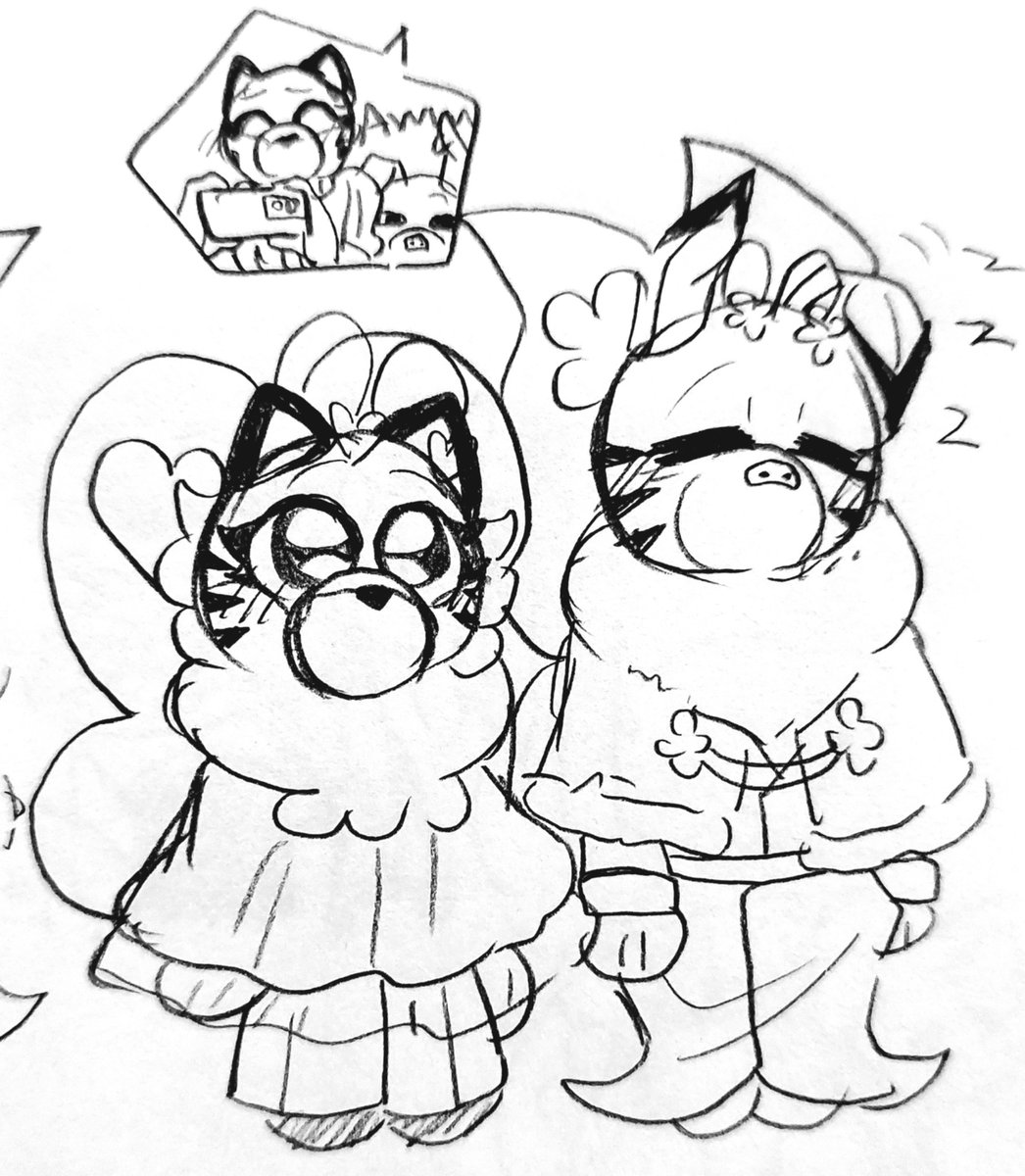 Danmonca7's tweet image. Sibling cosplay!🦋

Tirra &amp;amp; Doren (Daitora X Tigry’s children)

#piggyoc #piggyroblox #dandysworld