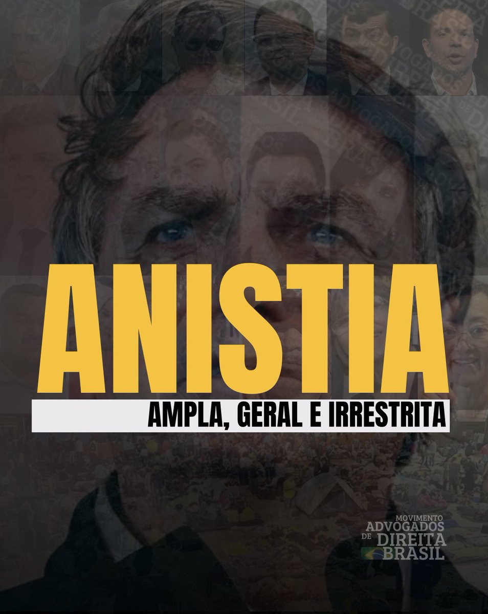 movadvdireitabr's tweet image. O PL da Anistia continua engavetado no Congresso, enquanto vidas são trituradas e famílias inteiras aguardam, sem resposta, por JUSTIÇA, como se fossem inimigos do próprio país que amam.
Tudo isso para tentar justificar a prisão política do maior líder da direita e enviar um…