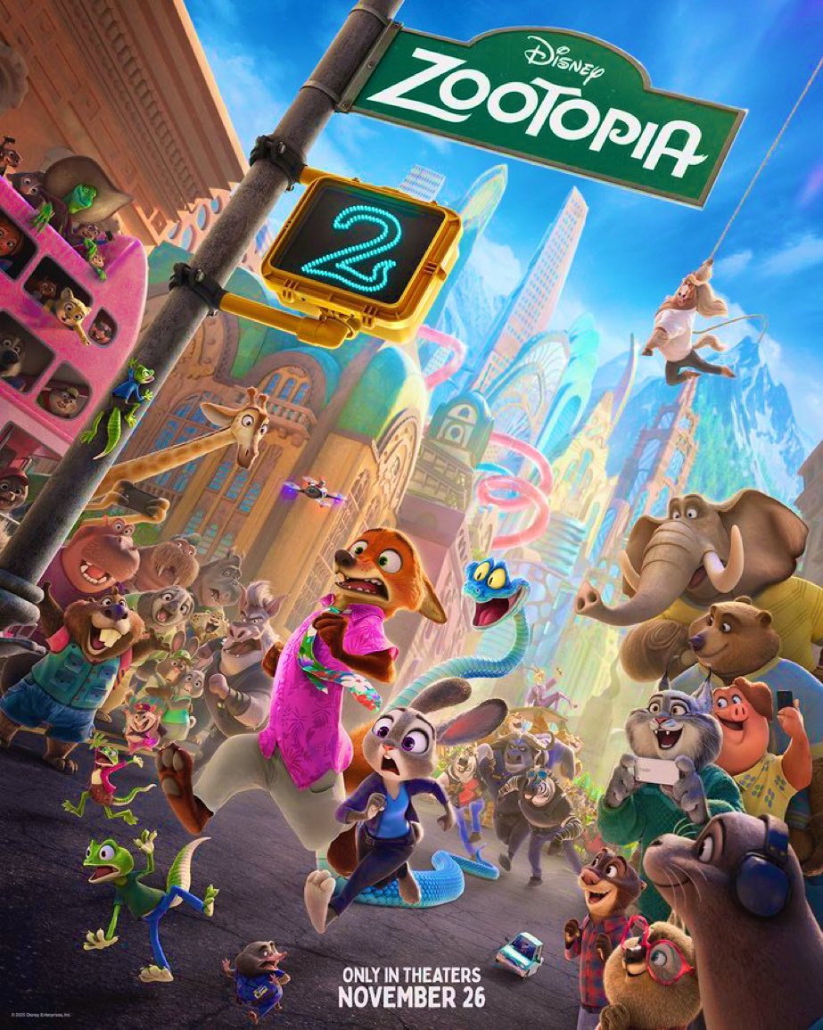 GlobalBoxOffice's tweet photo. ZOOTOPIA 2 is currently tracking for a whopping domestic opening weekend of $155–175M through Sunday, $90–110M 3-day weekend.

Pre-sales fairly lower than Moana 2, but there’s an argument that Moana’s sequel had an unusual fan rush for animations.

New update coming on Monday. https://t.co/mJNZxgoMIy