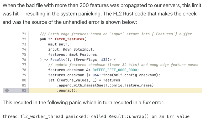 <a href="/Cloudflare/">Cloudflare</a> Time to add a #![deny(clippy::unwrap_used)] check to CI.