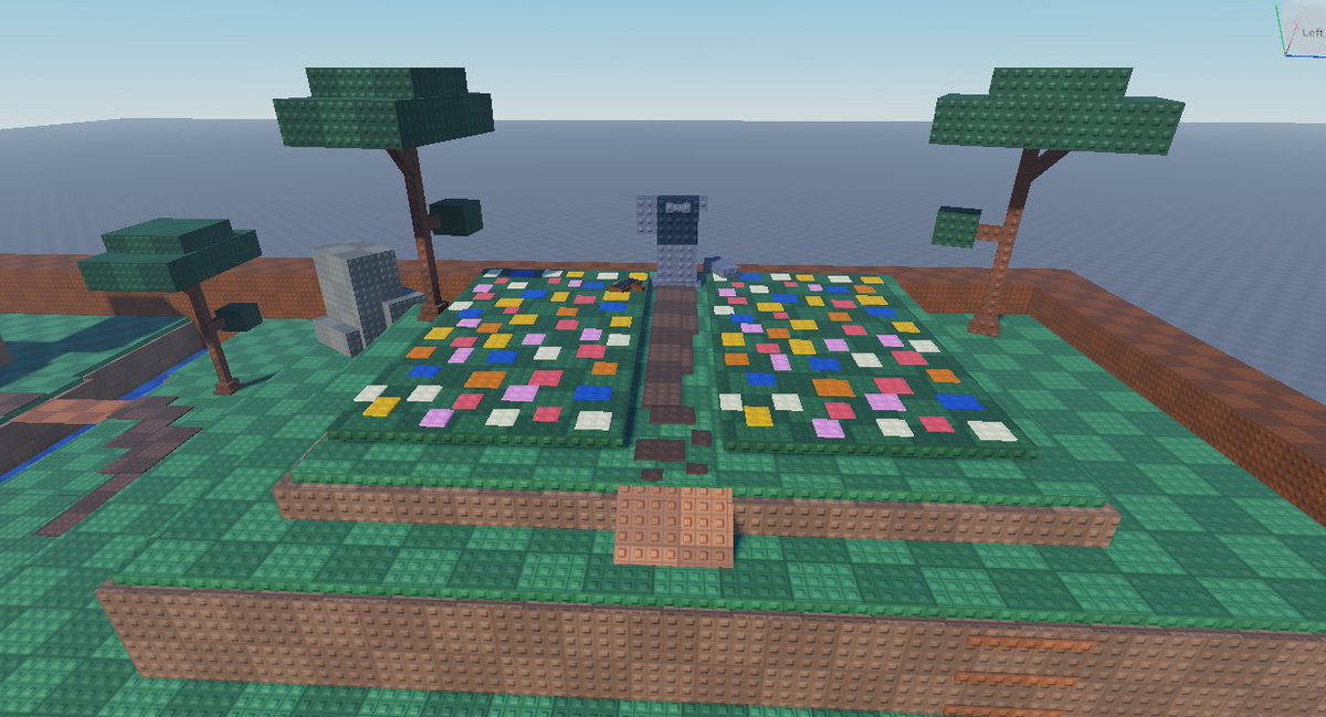 NojuDevLogs's tweet image. A Roblox Stud Grasslands Map Remake.

- Stud/chequered design
- Unique POI Decoration
- Bridges and ladders

#ROBLOX #RobloxDev #robloxstuds #robloxbuilder #commission