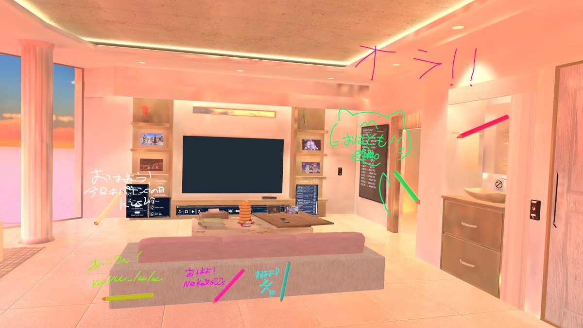 summe_r_ed's tweet image. 最近の書き置き
ありがとうねー！
かわいいの描いてあったり