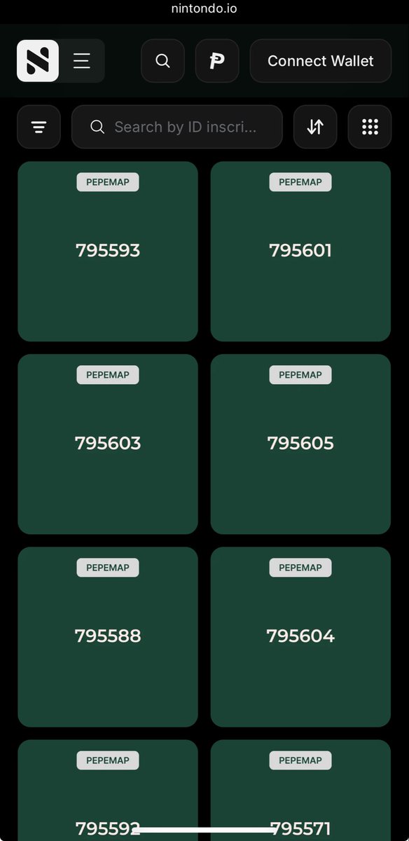 PepemapOG's tweet image. #PEPEMAP: The virtual world on #Pepecoin blockchain. 🟩
 
Mint still ongoing for months. Check the availability checker. Easy to mint @_froggymarket @NintondoWallet.

Just mint blocknr.pepemap. Mint before a block is mined is valid, be 1st.

#Pepecoin $PEP @PepecoinNetwork
