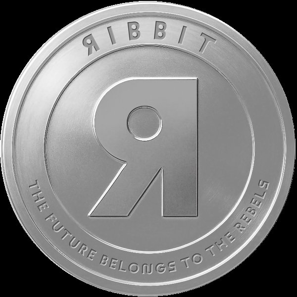 刻有“未来属于叛逆者”字样的 Ribbit 硬币