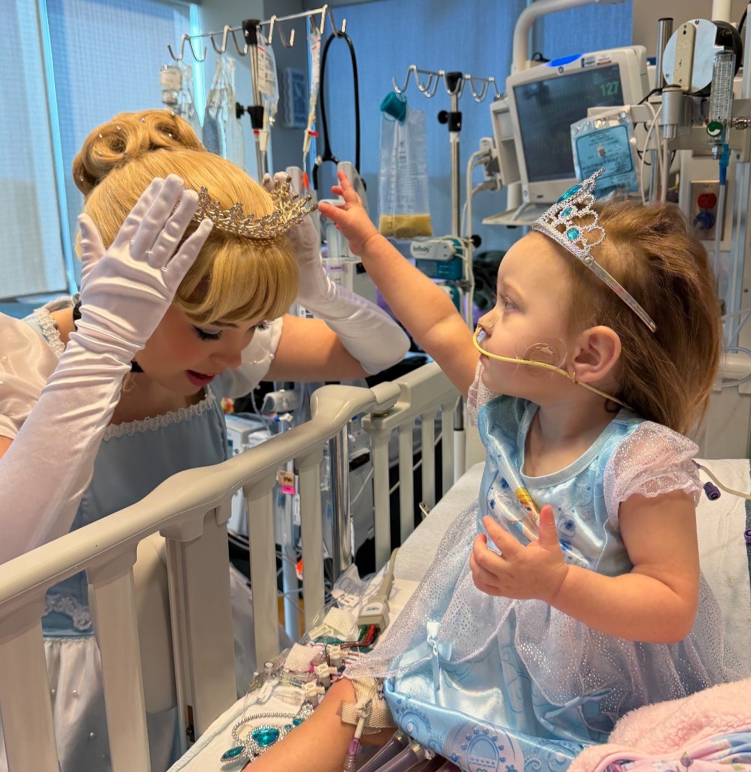 archildrens's tweet photo. Bibbidi bobbidi boo, it’s #NationalPrincessDay! 👸✨💖

Thank you, Cinderella, for stopping by Arkansas Children’s Hospital and bringing some extra magic to our patients and team members before the clock struck midnight! 🪄💫🕰️ https://t.co/D6JBVND90D