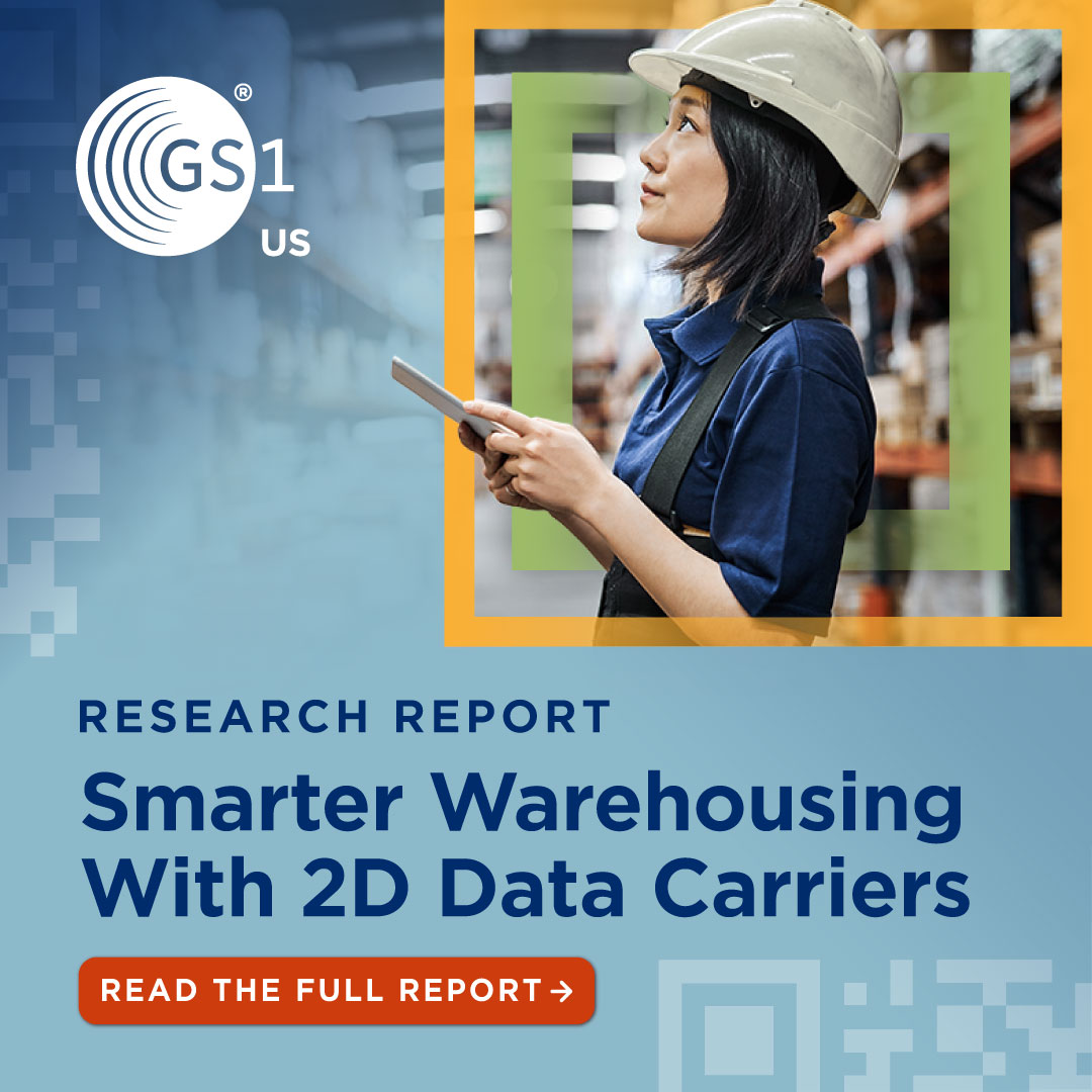 GS1_US's tweet image. New research highlights that to move products efficiently through #supplychain &amp;amp; build resilience against potential disruptions, organizations must adopt more automated standards-based #data capture. Check out the VDC research report commissioned by GS1 US bit.ly/4o8coN5