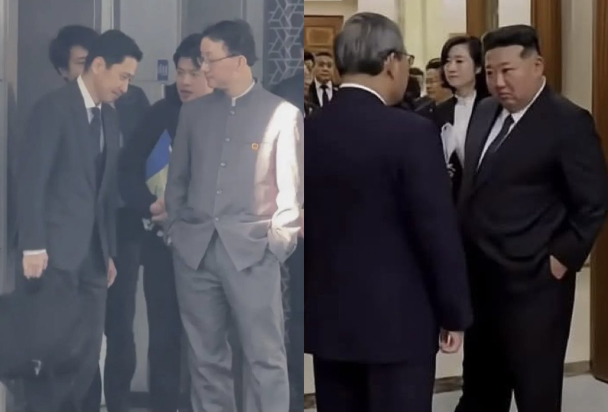 django8023's tweet image. 学谁不好学金三胖子，东施效颦。我要是习近平，回来给你治个僭越之罪！支那外交官在金三胖面前是真孙子，日本外交官跟你客气你还真把自己当人物了。一个泱泱大国，外交官员全是流氓只会撒泼打滚，丢人现眼。