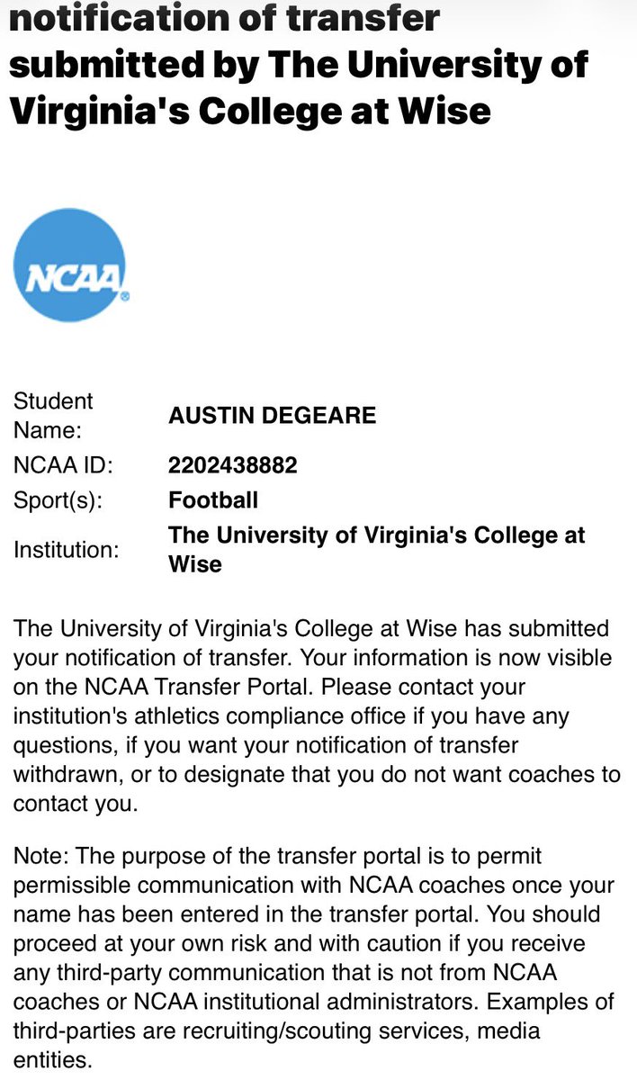 Austin DeGeare tweet media