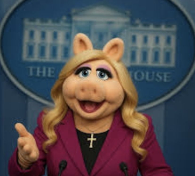 <a href="/PressSec/">Karoline Leavitt</a> Quiet, 🐷