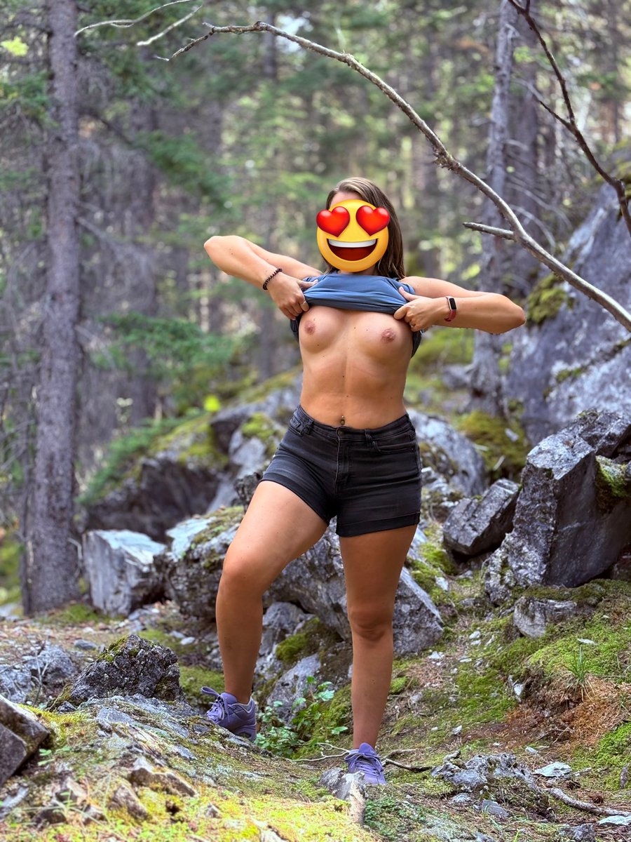 Having fun in the outdoors while we still can. 😈🥾🌲