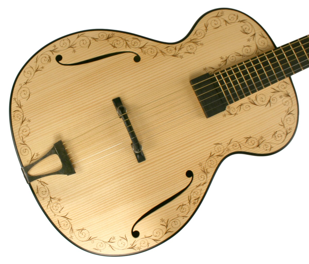DjangoBooks's tweet image. 2021 TreeHouse Ember djangobooks.com/blog/2021-tree… Stunning Canadian made custom archtop!