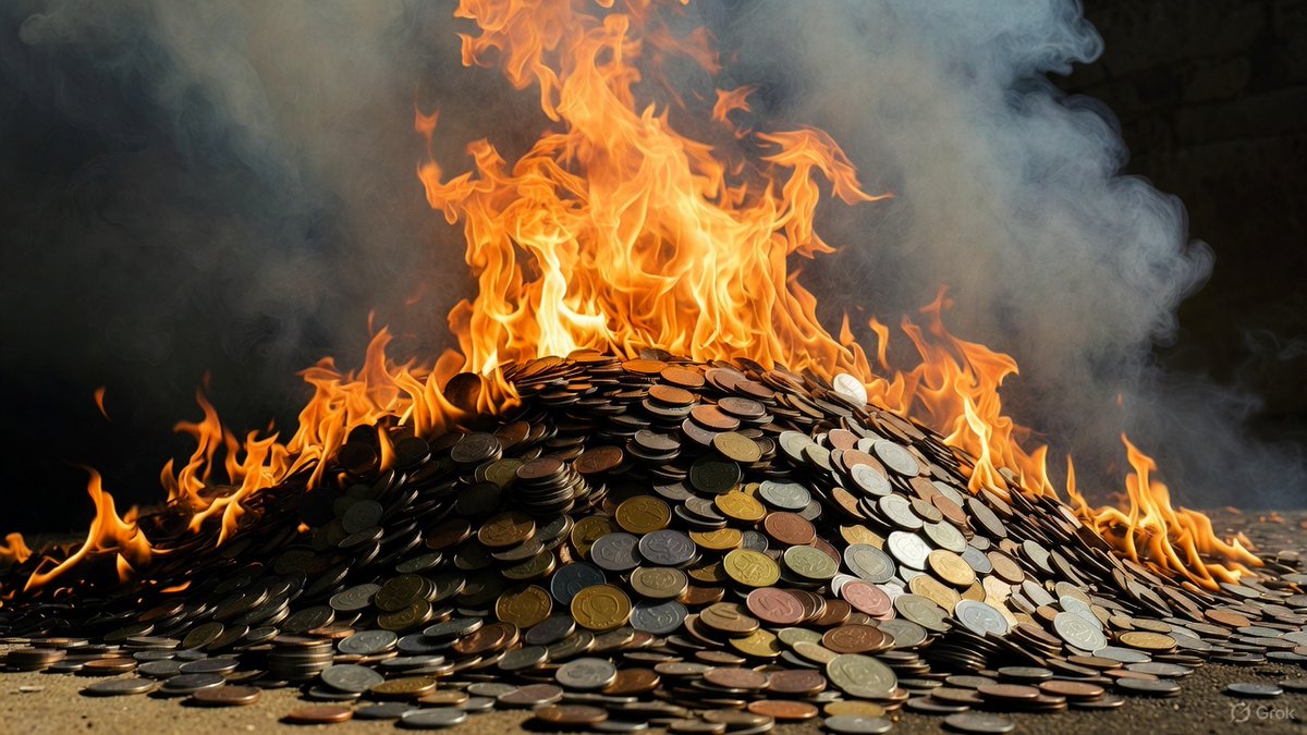 ecxx_Official's tweet image. Token burning reduces supply, strengthens scarcity, and can boost long-term value 🔥 It’s a key mechanism that keeps ecosystems sustainable and balanced. ♻️ #TokenBurning #CryptoInsights #ECXX