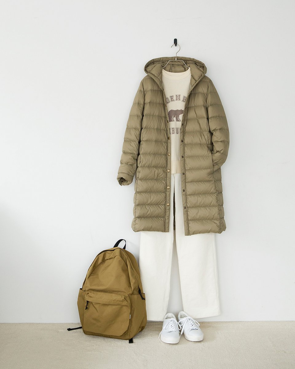 レディース新作アイテム】 □洗える軽量ダウンロングコート ¥23,100