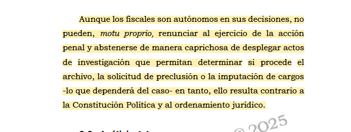 Melovides's tweet photo. Una orden de archivo expedida por un fiscal puede configurar el delito de prevaricato por acción, pues si bien sus decisiones son autónomas, no puede renunciar al ejercicio de la acción penal y abstenerse de manera caprichosa de investigar. https://t.co/HuXhw0KOss https://t.co/s2oxLXB63a