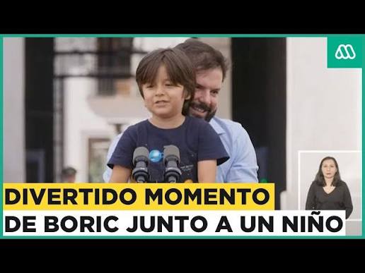 A Boric le encanta hacer show con todo lo que no le importa, incluidos los niños
