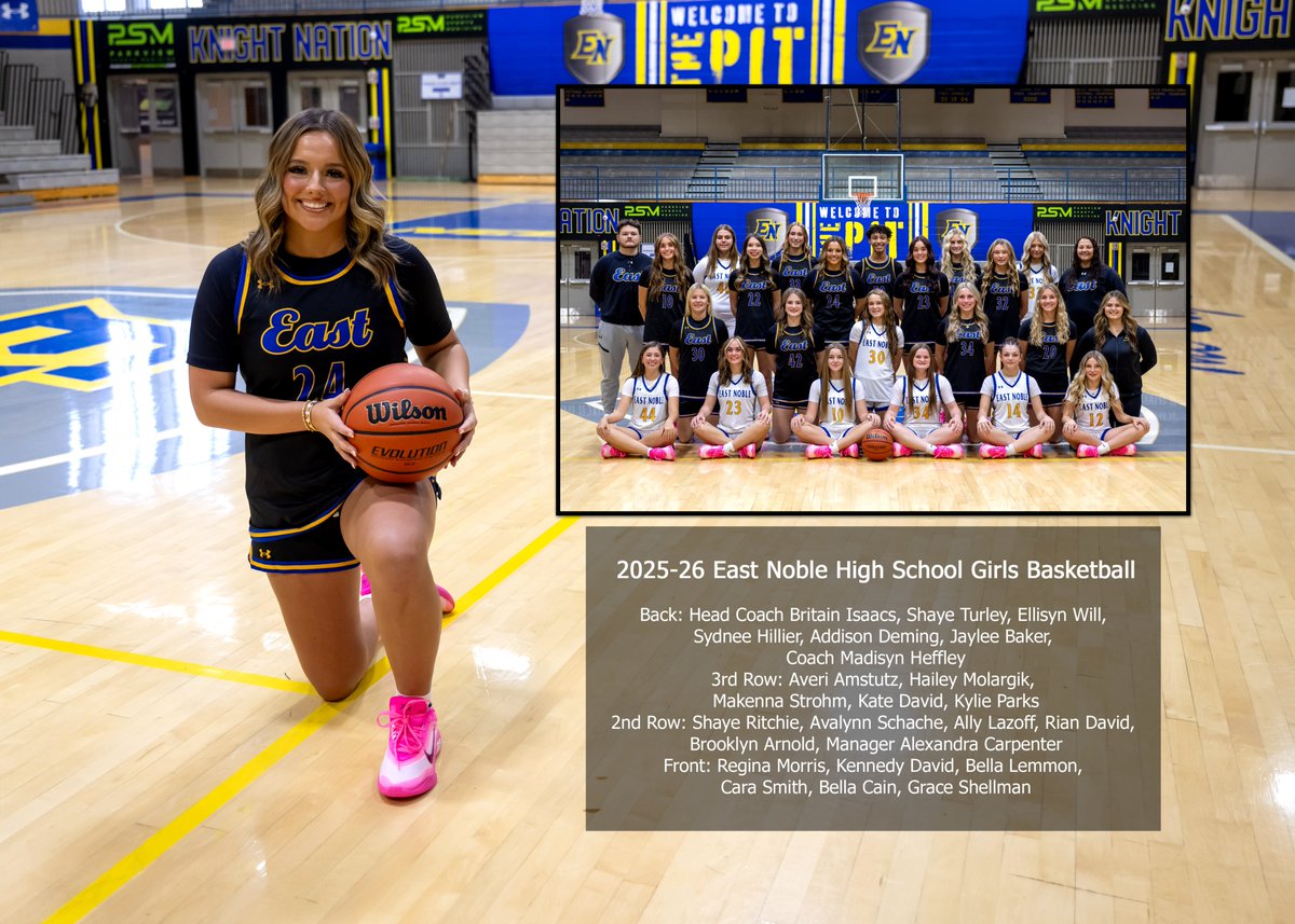 Team Portraits are ready for <a href="/engirlsbball/">East Noble Girls' Basketball</a> ! They are on my website and available for purchase. Use the Client Search Box to find your gallery!
photosbylaurap.smugmug.com/Team-Portrait-…
Good luck this season Knights!