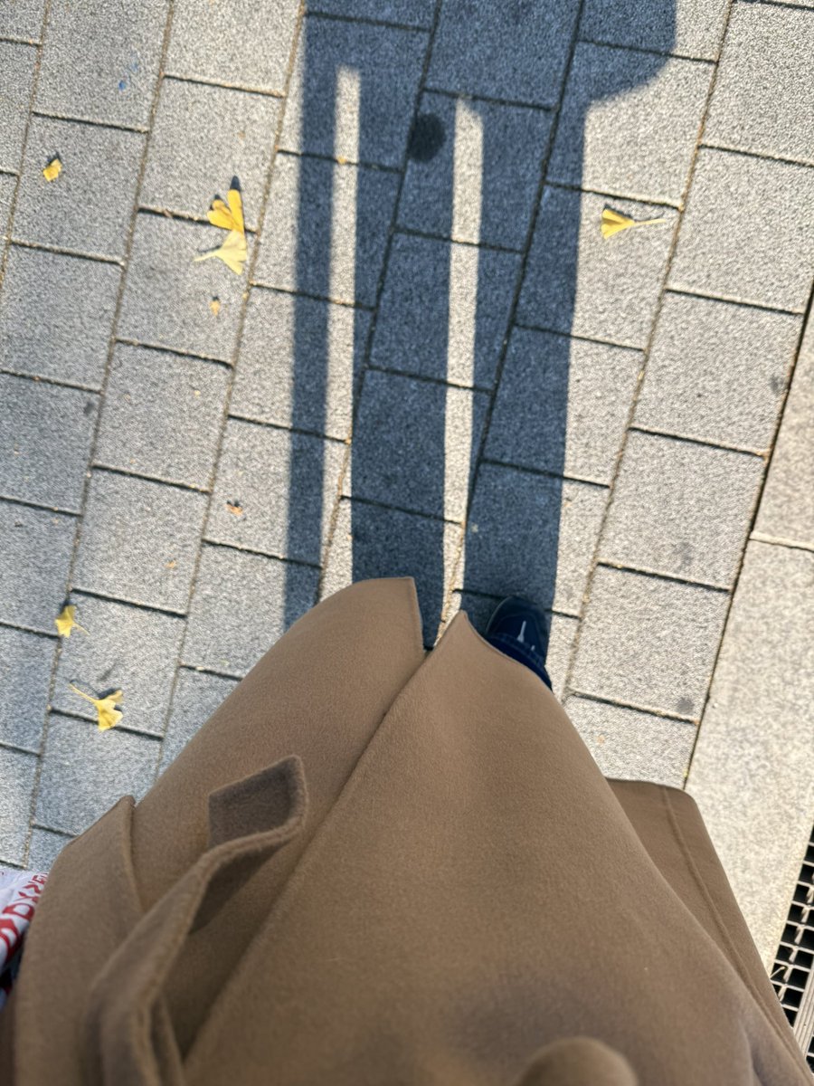 오늘 롱코트 입고 출근;;; 11월에 코트 꺼내 입은 거 처음인데