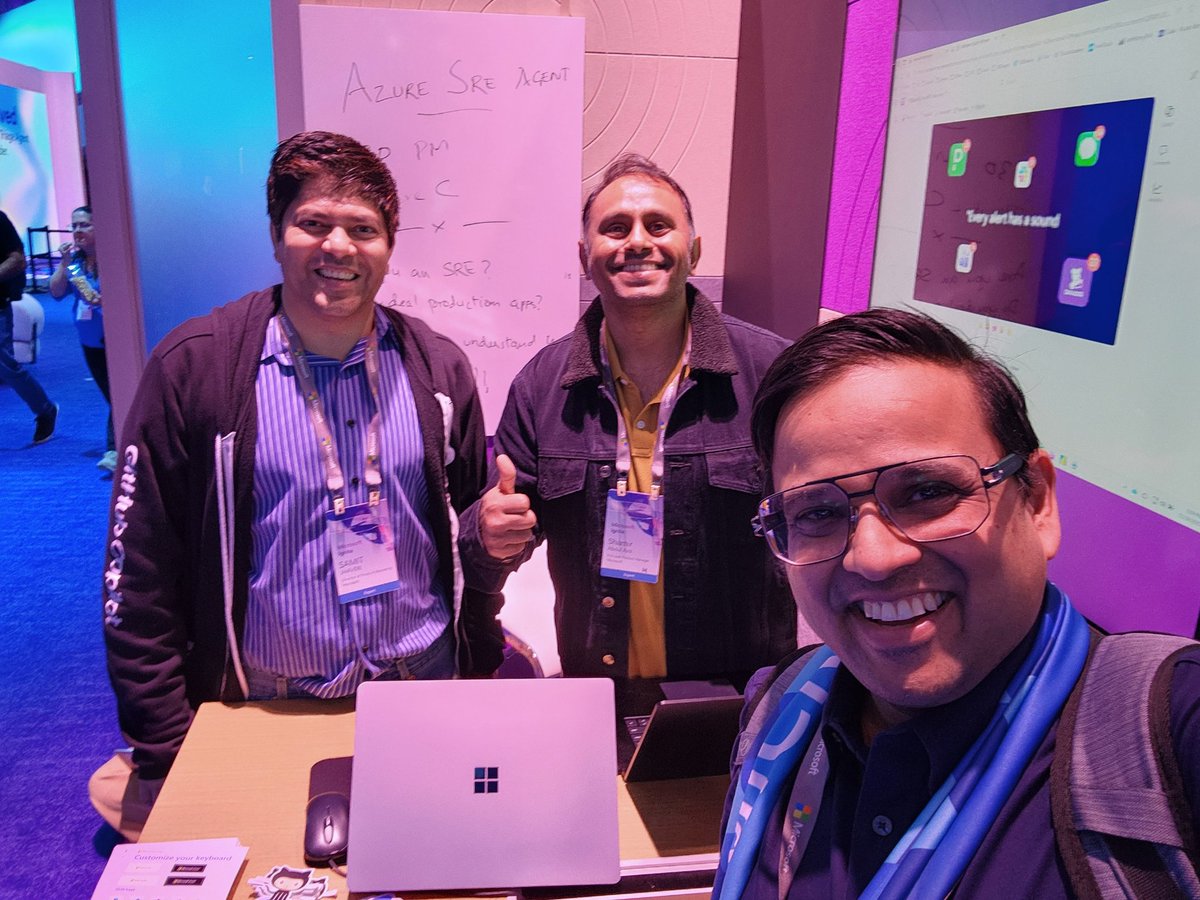 mayunkj's tweet image. 🙏 Blessed to be part of this community of experts and amazing people! #MSIgnite #Day1 #azurepaas #agenticdevops #modernapps