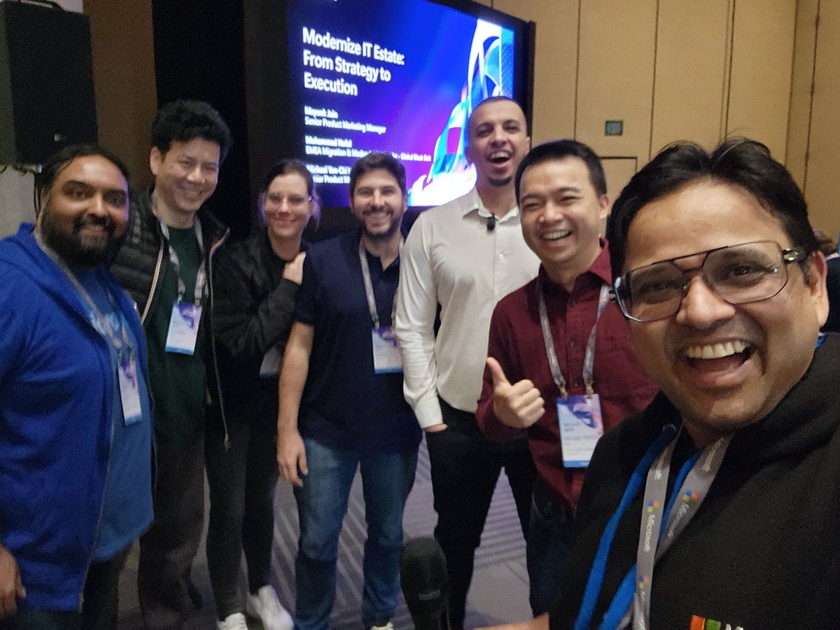 mayunkj's tweet image. 🙏 Blessed to be part of this community of experts and amazing people! #MSIgnite #Day1 #azurepaas #agenticdevops #modernapps