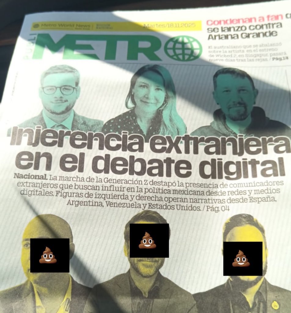 abrahamendieta's tweet photo. No te confundas, @PublimetroMX.

Si yo fuera un “injerencista extranjero” el PRIAN me aplaudiría muy fuerte, como les aplaude a todos los que piden una invasión extranjera.

Yo no nací aquí, pero a diferencia de los panistas que sí nacieron aquí, pongo a México primero. https://t.co/Q8IhG27t2K