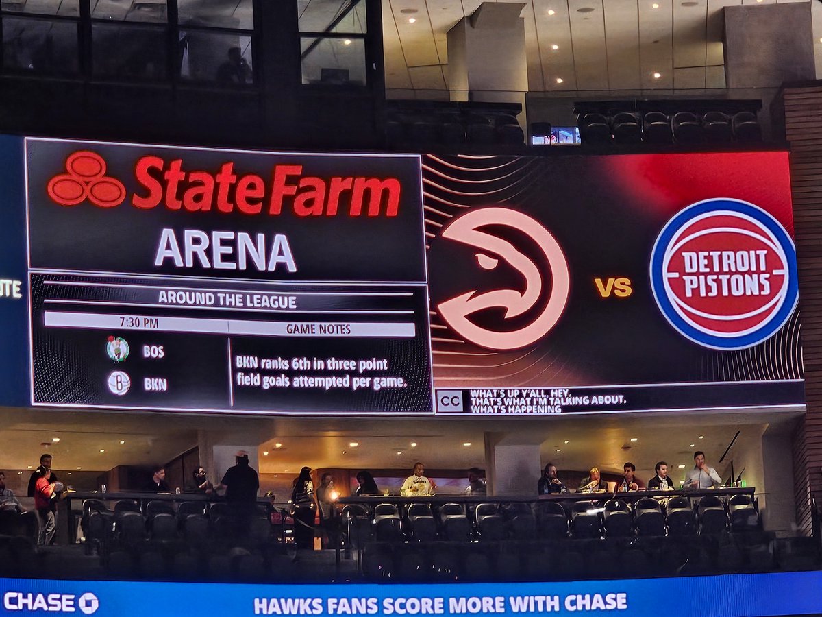 ajcRodBeard's tweet image. Someone asked me who I&apos;m rooting for.

Nobody ... just a good game.
#Pistons-#Hawks