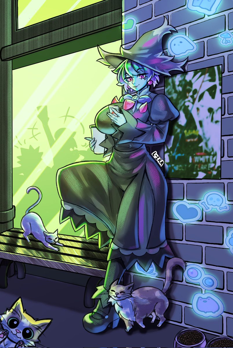 Spooky commission 

#Pokemon #mismagius #gardevoir