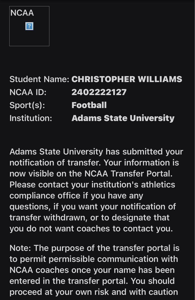 iamcwilll's tweet image. 6’2 195lbs, Versatile Cornerback or Safety True Sophomore with a Redshirt available Stats: 2 Interceptions 5 PBU’s 16 games played, 6 game starter