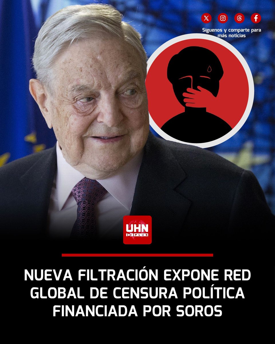 🇺🇸🇬🇧‼️ | ATENCIÓN — Una investigación revela que George Soros financió con $250.000 a un grupo británico dedicado a presionar a tecnológicas para censurar medios de derecha, reavivando su choque con Elon Musk y renovando llamados en Washington a investigarlo. 

El CCDH, vinculado