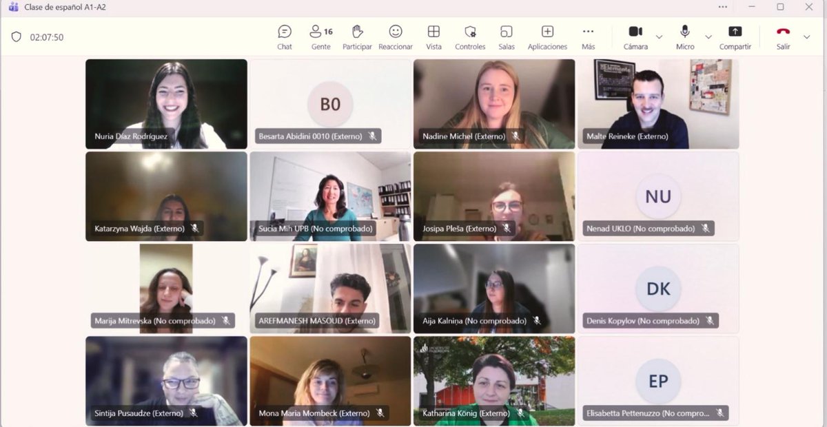 Grand opening of the first Spanish language course for beginners for COLOURS members. At the <a href="/uclm_es/">Universidad de Castilla-La Mancha</a>, we hope you learn a lot, but, above all, that you enjoy yourselves and take a little piece of Spain🇪🇦 away with you in your ❤️